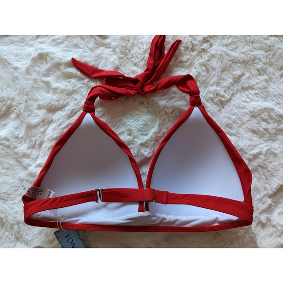 Halter Top Padded Swimsuit Top Bathing Suit Size XL - Picture 8 of 9